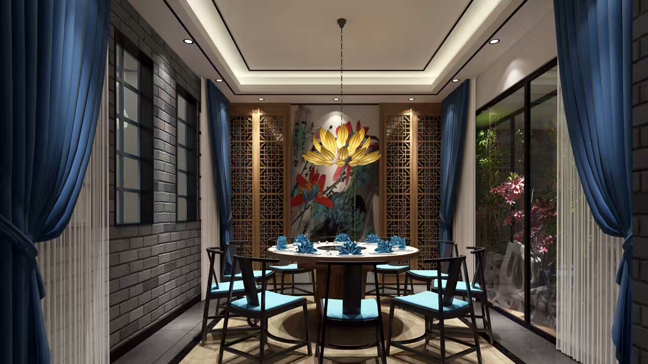 高端中餐厅设计-中式餐厅设计-术御设计-餐饮空间设计 - 重庆术御室内设计有限公司